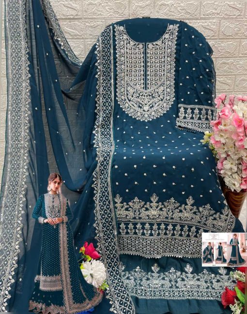 Florent DN 5034 A D Georgette Salwar Suit Catalog 4 Pcs 5 510x646 - Florent DN 5034 A-D Georgette Salwar Suit Catalog 4 Pcs