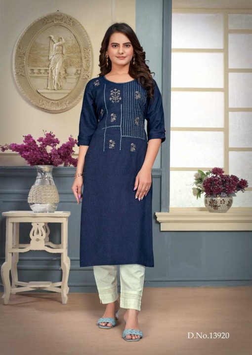 Kalaroop Kriti by Kajree VIscose Kurti Catalog 6 Pcs 5 510x720 - Kalaroop Kriti by Kajree VIscose Kurti Catalog 6 Pcs