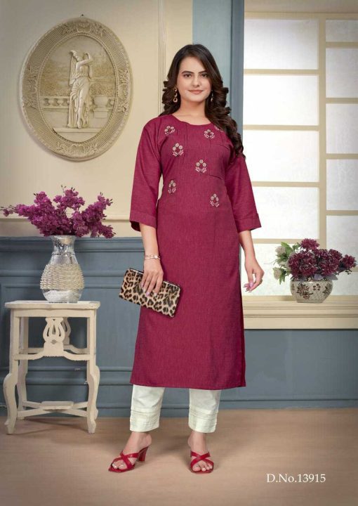 Kalaroop Kriti by Kajree VIscose Kurti Catalog 6 Pcs 6 510x720 - Kalaroop Kriti by Kajree VIscose Kurti Catalog 6 Pcs