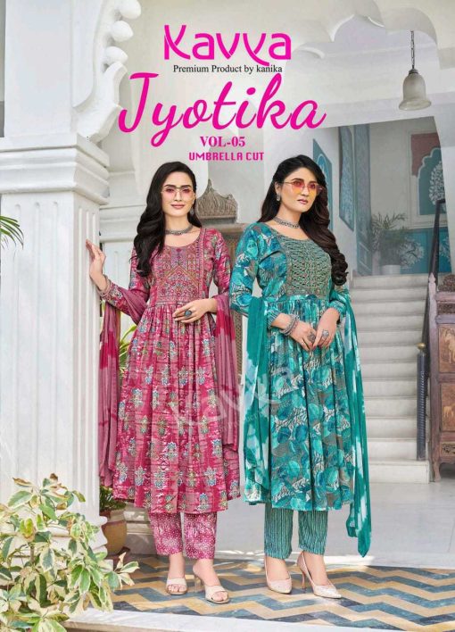 Kavya Jyotika Vol 5 Fancy Readymade Suit Catalog 10 Pcs 1 2 510x708 - Kavya Jyotika Vol 5 Fancy Readymade Suit Catalog 10 Pcs