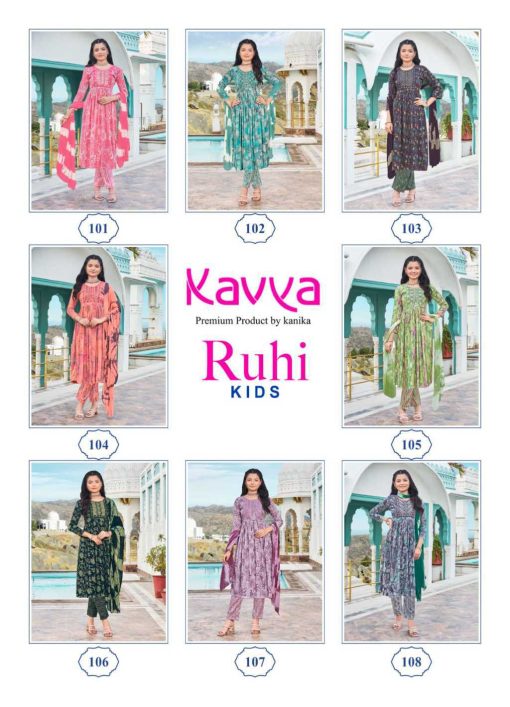 Kavya Ruhi Kids Fancy Readymade Suit Catalog 8 Pcs 10 510x707 - Kavya Ruhi Kids Fancy Readymade Suit Catalog 8 Pcs