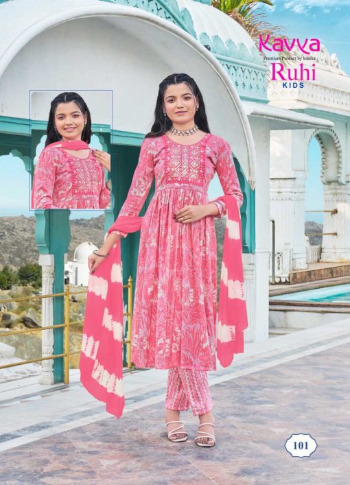 Kavya Ruhi Kids Fancy Readymade Suit Catalog 8 Pcs 2 510x707 - Kavya Ruhi Kids Fancy Readymade Suit Catalog 8 Pcs