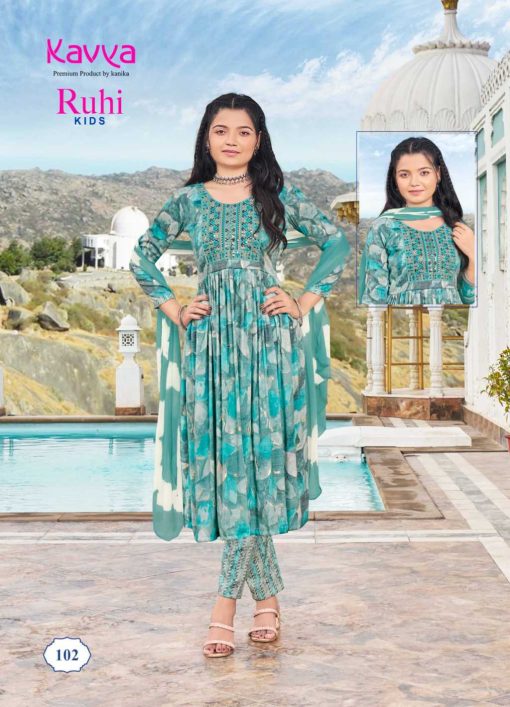 Kavya Ruhi Kids Fancy Readymade Suit Catalog 8 Pcs 3 510x707 - Kavya Ruhi Kids Fancy Readymade Suit Catalog 8 Pcs