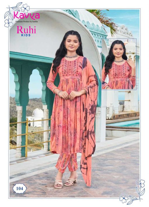 Kavya Ruhi Kids Fancy Readymade Suit Catalog 8 Pcs 5 510x707 - Kavya Ruhi Kids Fancy Readymade Suit Catalog 8 Pcs