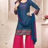 Kinti Shaheen Vol 7 Kurti with Dupatta Sharara Rayon Catalog 6 Pcs