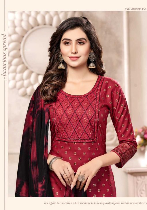 Kinti Shaheen Vol 7 Kurti with Dupatta Sharara Rayon Catalog 6 Pcs 2 510x728 - Kinti Shaheen Vol 7 Kurti with Dupatta Sharara Rayon Catalog 6 Pcs