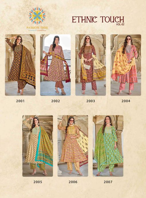 Passion Tree Ethnic Touch Vol 2 Kurti with Dupatta Bottom Cotton Catalog 7 Pcs 11 510x692 - Passion Tree Ethnic Touch Vol 2 Kurti with Dupatta Bottom Cotton Catalog 7 Pcs