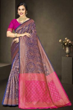 Ranjna Kamini Banarasi Silk Saree Sari Catalog 6 Pcs 247x371 - Surat Fabrics