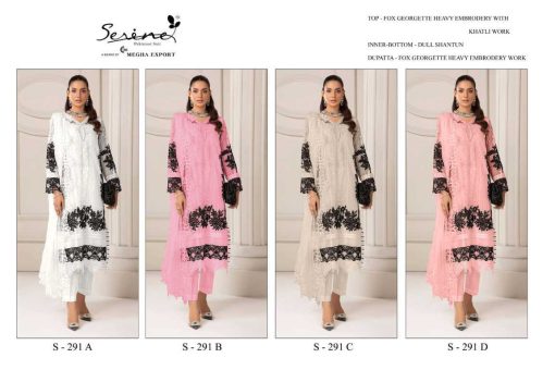 Serene S 291 A D Georgette Salwar Suit Catalog 4 Pcs 9 510x340 - Serene S 291 A-D Georgette Salwar Suit Catalog 4 Pcs