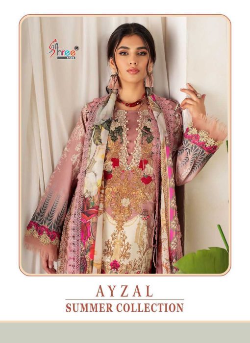 Shree Fabs Ayzal Summer Collection Chiffon Cotton Salwar Suit Catalog 6 Pcs 2 510x701 - Shree Fabs Ayzal Summer Collection Chiffon Cotton Salwar Suit Catalog 6 Pcs