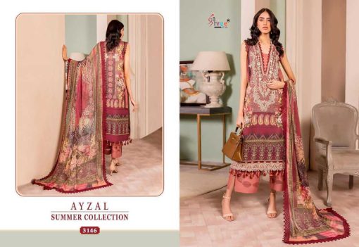 Shree Fabs Ayzal Summer Collection Chiffon Cotton Salwar Suit Catalog 6 Pcs 4 510x351 - Shree Fabs Ayzal Summer Collection Chiffon Cotton Salwar Suit Catalog 6 Pcs