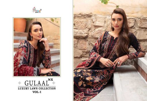 Shree Fabs Gulaal Luxury Lawn Collection Vol 1 NX Chiffon Cotton Salwar Suit Catalog 3 Pcs 5 510x351 - Shree Fabs Gulaal Luxury Lawn Collection Vol 1 NX Chiffon Cotton Salwar Suit Catalog 3 Pcs