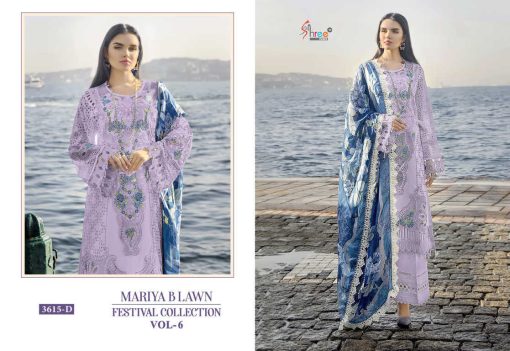 Shree Fabs Mariya B Lawn Festival Collection Vol 6 DN 3615 Chiffon Cotton Salwar Suit Catalog 4 Pcs 4 510x351 - Shree Fabs Mariya B Lawn Festival Collection Vol 6 DN 3615 Chiffon Cotton Salwar Suit Catalog 4 Pcs