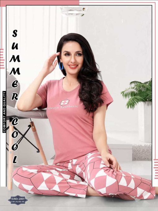 Summer Cool Vol 6 Night Wear Wholesale Catalog 6 Pcs 3 510x680 - Summer Cool Vol 6 Night Wear Wholesale Catalog 6 Pcs