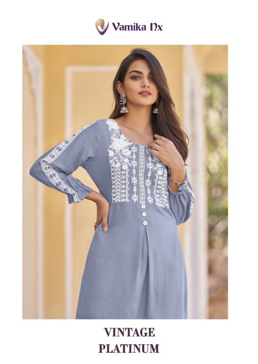 Vamika Vintage Platinum Rayon Kurti with Pant Catalog 5 Pcs 1 510x720 - Vamika Vintage Platinum Rayon Kurti with Pant Catalog 5 Pcs