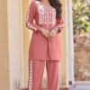 Vamika Vintage Platinum Rayon Kurti with Pant Catalog 5 Pcs