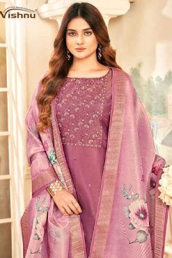 Vishnu Alfaaz Silk Salwar Suit Catalog 11 Pcs