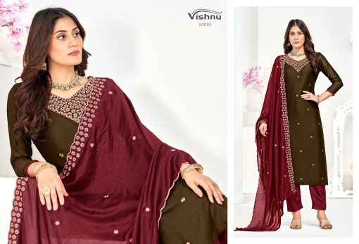 Vishnu Ibaadat Silk Salwar Suit Catalog 12 Pcs 6 510x347 - Vishnu Ibaadat Silk Salwar Suit Catalog 12 Pcs