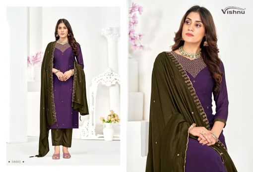 Vishnu Ibaadat Silk Salwar Suit Catalog 12 Pcs 9 510x347 - Vishnu Ibaadat Silk Salwar Suit Catalog 12 Pcs