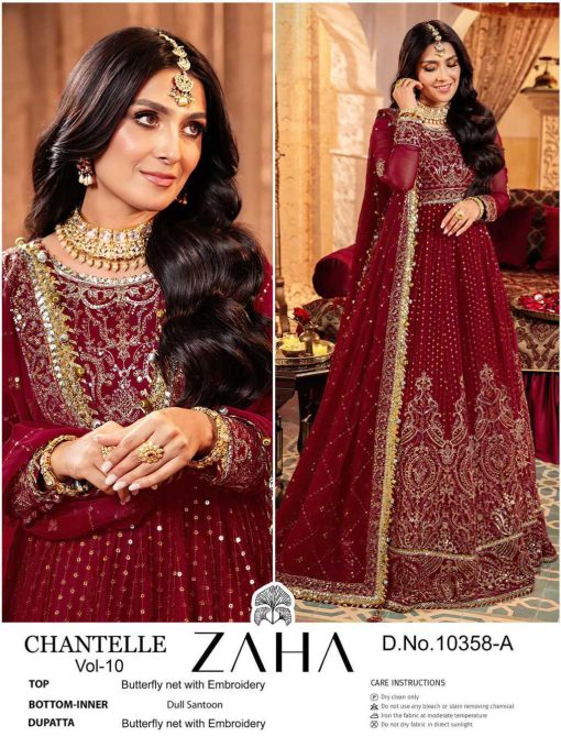 Zaha Chantelle Vol 10 DN 10358 A B Fancy Salwar Suit Catalog 2 Pcs 3 510x680 - Zaha Chantelle Vol 10 DN 10358 A-B Fancy Salwar Suit Catalog 2 Pcs