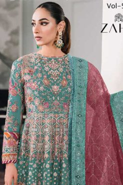 Zaha Chantelle Vol 5 DN 10293 E-F Fancy Salwar Suit Catalog 2 Pcs