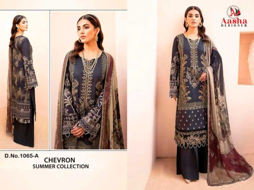 Aasha Chevron Summer Collection Cotton Chiffon Salwar Suit Catalog 4 Pcs 1 510x383 - Aasha Chevron Summer Collection Cotton Chiffon Salwar Suit Catalog 4 Pcs