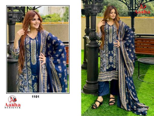 Aasha Riwayat Premium Embroidered Lawn Collection Chiffon Cotton Salwar Suit Catalog 3 Pcs 2 510x383 - Aasha Riwayat Premium Embroidered Lawn Collection Chiffon Cotton Salwar Suit Catalog 3 Pcs