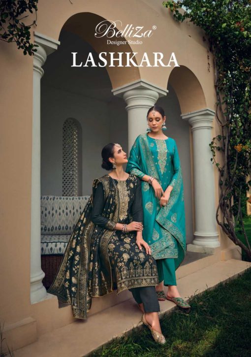 Belliza Lashkara Viscose Salwar Suit Catalog 6 Pcs 1 510x725 - Belliza Lashkara Viscose Salwar Suit Catalog 6 Pcs