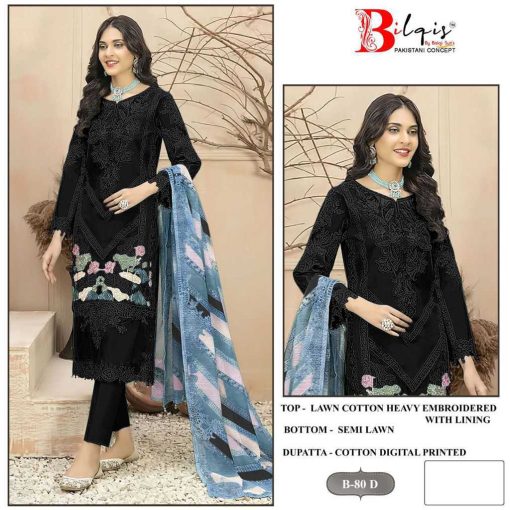 Bilqis B 80 A D Cotton Salwar Suit Catalog 4 Pcs 7 510x510 - Bilqis B 80 A-D Cotton Salwar Suit Catalog 4 Pcs