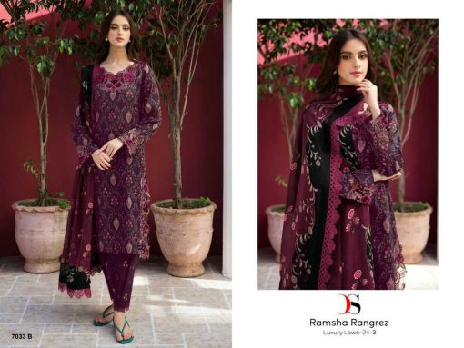 Deepsy Ramsha Rangrez Luxury Lawn 24 Vol 3 DS 7033 A C Chiffon Cotton Salwar Suit Catalog 3 Pcs 1 510x383 - Deepsy Ramsha Rangrez Luxury Lawn 24 Vol 3 DS 7033 A-C Chiffon Cotton Salwar Suit Catalog 3 Pcs