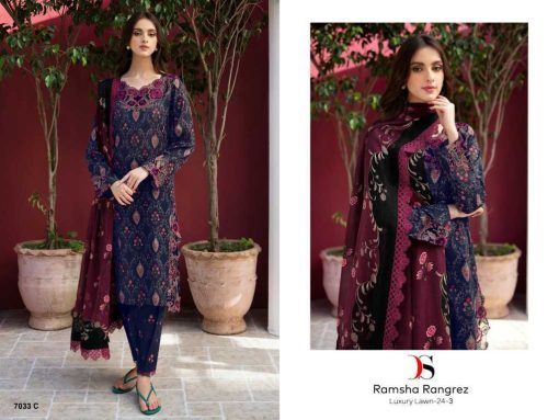 Deepsy Ramsha Rangrez Luxury Lawn 24 Vol 3 DS 7033 A C Chiffon Cotton Salwar Suit Catalog 3 Pcs 3 510x383 - Deepsy Ramsha Rangrez Luxury Lawn 24 Vol 3 DS 7033 A-C Chiffon Cotton Salwar Suit Catalog 3 Pcs