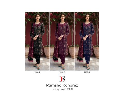 Deepsy Ramsha Rangrez Luxury Lawn 24 Vol 3 DS 7033 A C Chiffon Cotton Salwar Suit Catalog 3 Pcs 5 510x360 - Deepsy Ramsha Rangrez Luxury Lawn 24 Vol 3 DS 7033 A-C Chiffon Cotton Salwar Suit Catalog 3 Pcs