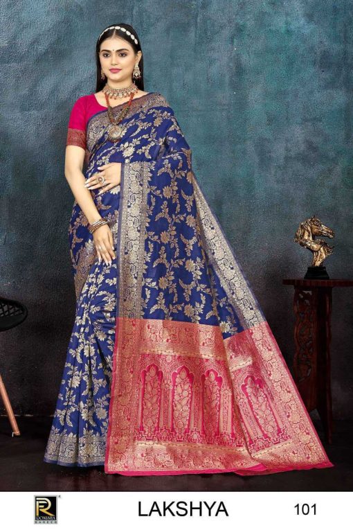 Ranjna Lakshya Banarasi Silk Saree Sari Catalog 6 Pcs 1 510x765 - Ranjna Lakshya Banarasi Silk Saree Sari Catalog 6 Pcs