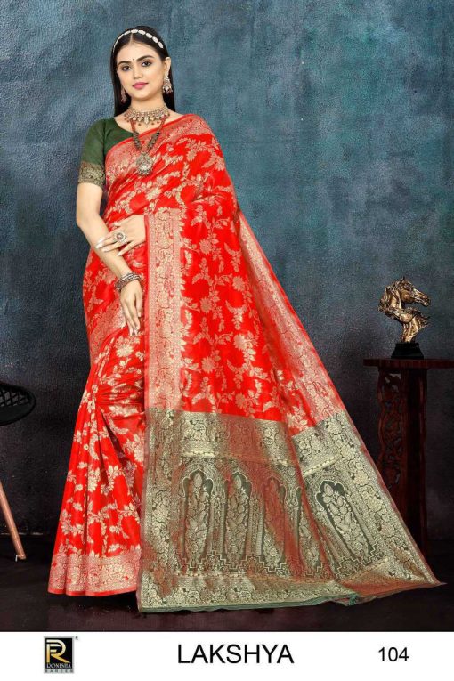 Ranjna Lakshya Banarasi Silk Saree Sari Catalog 6 Pcs 4 510x765 - Ranjna Lakshya Banarasi Silk Saree Sari Catalog 6 Pcs