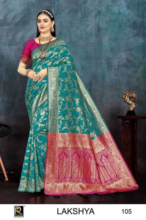 Ranjna Lakshya Banarasi Silk Saree Sari Catalog 6 Pcs 5 510x765 - Ranjna Lakshya Banarasi Silk Saree Sari Catalog 6 Pcs