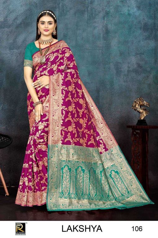 Ranjna Lakshya Banarasi Silk Saree Sari Catalog 6 Pcs 6 510x765 - Ranjna Lakshya Banarasi Silk Saree Sari Catalog 6 Pcs