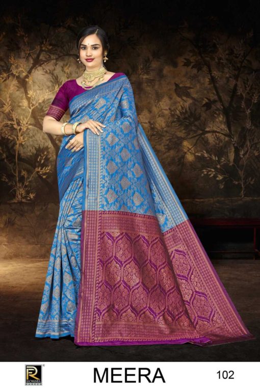 Ranjna Meera Banarasi Silk Saree Sari Catalog 6 Pcs 2 510x765 - Ranjna Meera Banarasi Silk Saree Sari Catalog 6 Pcs