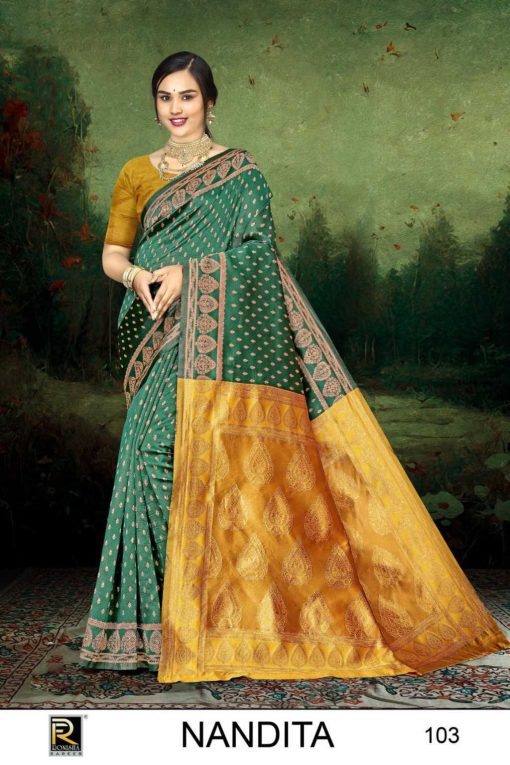 Ranjna Nandita Banarasi Silk Saree Sari Catalog 6 Pcs 3 510x765 - Ranjna Nandita Banarasi Silk Saree Sari Catalog 6 Pcs