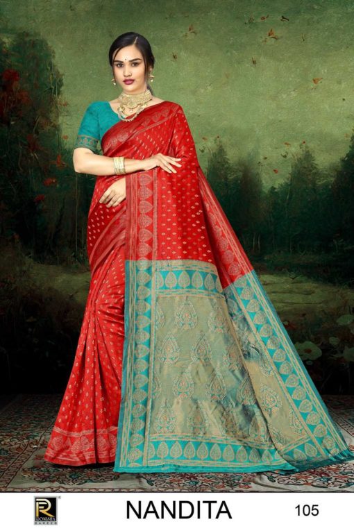 Ranjna Nandita Banarasi Silk Saree Sari Catalog 6 Pcs 5 510x765 - Ranjna Nandita Banarasi Silk Saree Sari Catalog 6 Pcs