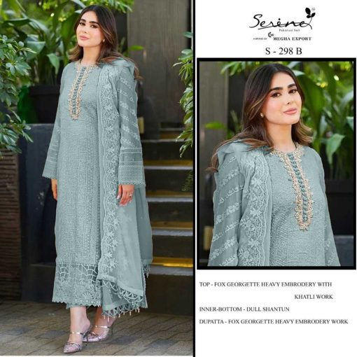 Serene S 298 A D Georgette Salwar Suit Catalog 4 Pcs 2 510x510 - Serene S 298 A-D Georgette Salwar Suit Catalog 4 Pcs