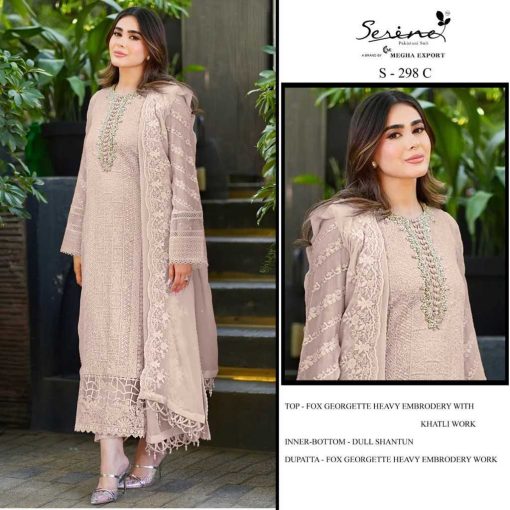 Serene S 298 A D Georgette Salwar Suit Catalog 4 Pcs 3 510x510 - Serene S 298 A-D Georgette Salwar Suit Catalog 4 Pcs