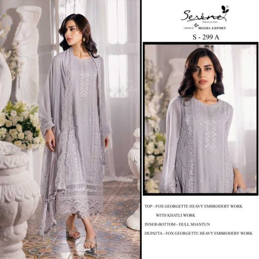 Serene S 299 A D Georgette Salwar Suit Catalog 4 Pcs 1 510x510 - Serene S 299 A-D Georgette Salwar Suit Catalog 4 Pcs