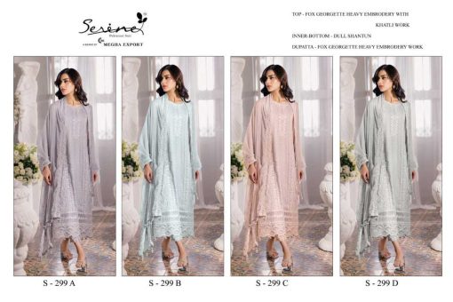 Serene S 299 A D Georgette Salwar Suit Catalog 4 Pcs 5 510x340 - Serene S 299 A-D Georgette Salwar Suit Catalog 4 Pcs