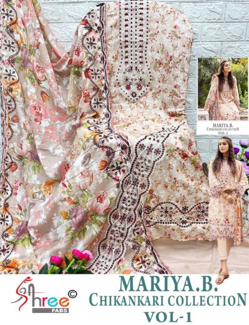 Shree Fabs Mariya B Chikankari Collection Vol 1 Chiffon Cotton Salwar Suit Catalog 6 Pcs 15 510x666 - Shree Fabs Mariya B Chikankari Collection Vol 1 Chiffon Cotton Salwar Suit Catalog 6 Pcs