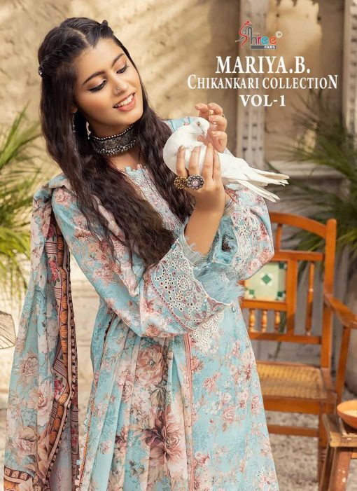 Shree Fabs Mariya B Chikankari Collection Vol 1 Chiffon Cotton Salwar Suit Catalog 6 Pcs 2 510x701 - Shree Fabs Mariya B Chikankari Collection Vol 1 Chiffon Cotton Salwar Suit Catalog 6 Pcs