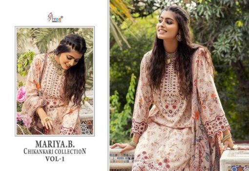 Shree Fabs Mariya B Chikankari Collection Vol 1 Chiffon Cotton Salwar Suit Catalog 6 Pcs 8 510x351 - Shree Fabs Mariya B Chikankari Collection Vol 1 Chiffon Cotton Salwar Suit Catalog 6 Pcs