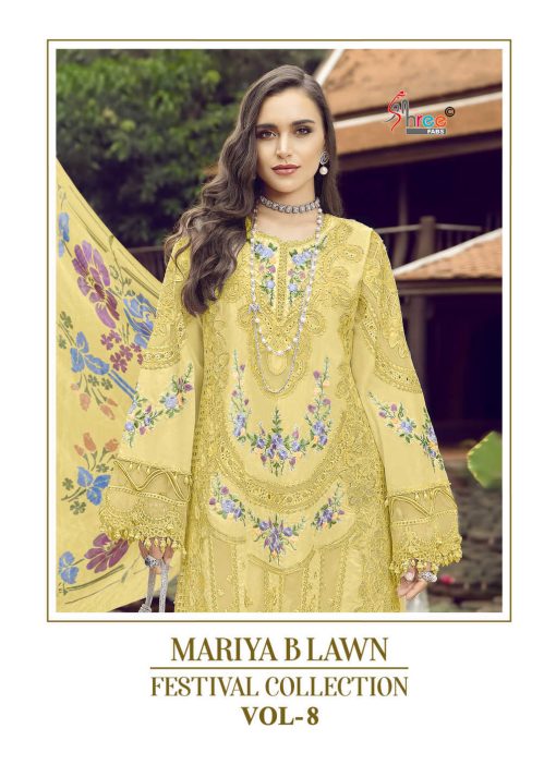 Shree Fabs Mariya B Lawn Festival Collection Vol 8 Chiffon Cotton Salwar Suit Catalog 4 Pcs 1 510x702 - Shree Fabs Mariya B Lawn Festival Collection Vol 8 Chiffon Cotton Salwar Suit Catalog 4 Pcs