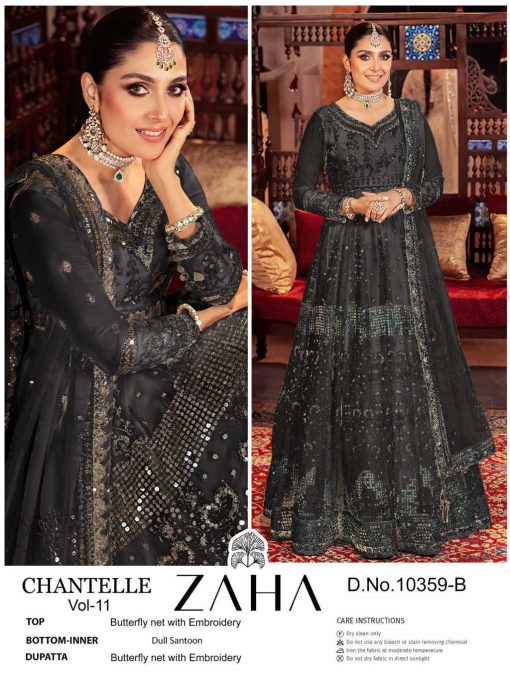 Zaha Chantelle Vol 11 DN 10359 A B Fancy Salwar Suit Catalog 2 Pcs 5 510x680 - Zaha Chantelle Vol 11 DN 10359 A-B Fancy Salwar Suit Catalog 2 Pcs