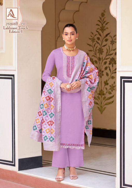 Alok Lakhnavi Touch Vol 5 Cotton Salwar Suit Catalog 6 Pcs 9 510x729 - Alok Lakhnavi Touch Vol 5 Cotton Salwar Suit Catalog 6 Pcs