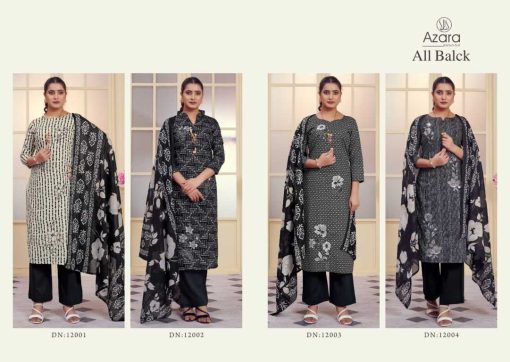 Azara All Balck Cotton Salwar Suit Catalog 4 Pcs 5 510x362 - Azara All Balck Cotton Salwar Suit Catalog 4 Pcs